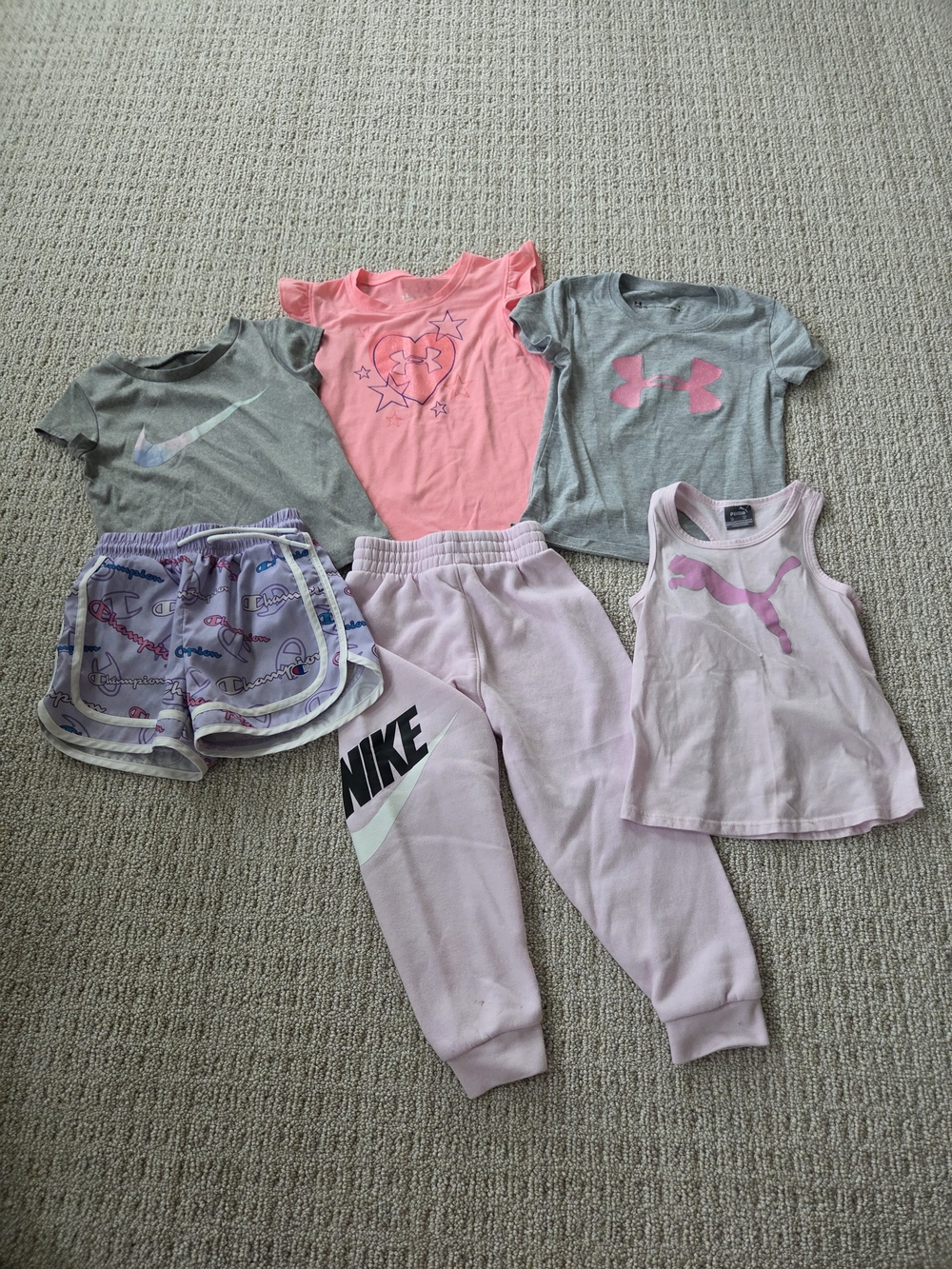 Girls 4T Athletic Clothing Lot